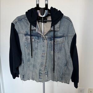 All Saints Milena Denim Jacket/Hoodie